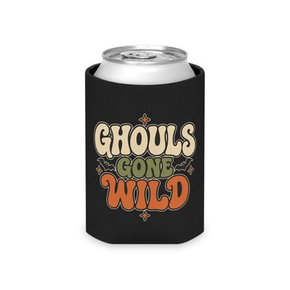 Halloween Trio Can Cooler — 'Ghouls Gone Wild' Festival Drink Koozie