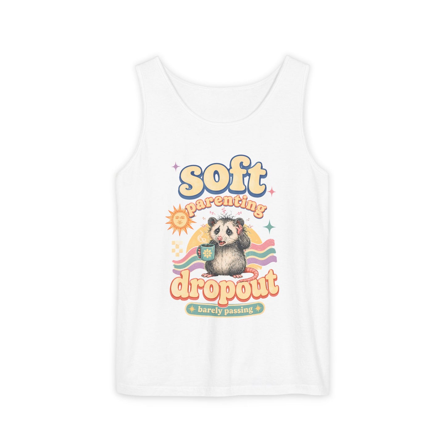 Soft Parenting Dropout Retro Possum Tank
