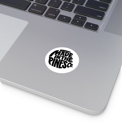 Made in the Pines round sticker | Vinyl decal