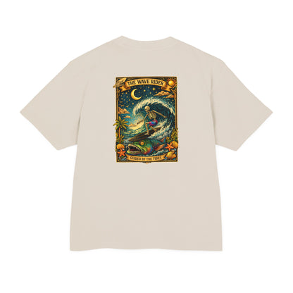 Wave Rider Surf Skeleton Tee — Retro Night Surf Graphic T-Shirt
