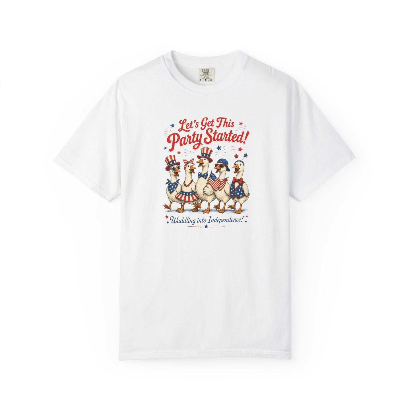 Let's Get This Party Started Ducks T-shirt | 4th of July Patriotic Tee