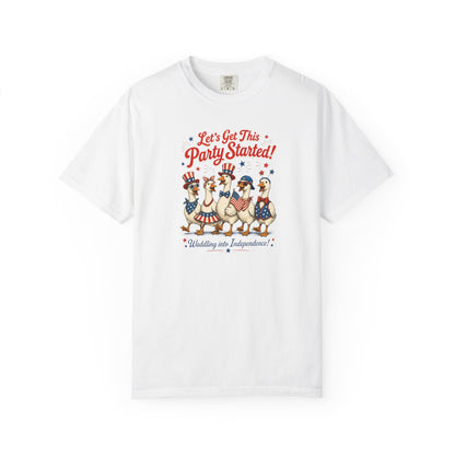 Let's Get This Party Started Ducks T-shirt | 4th of July Patriotic Tee