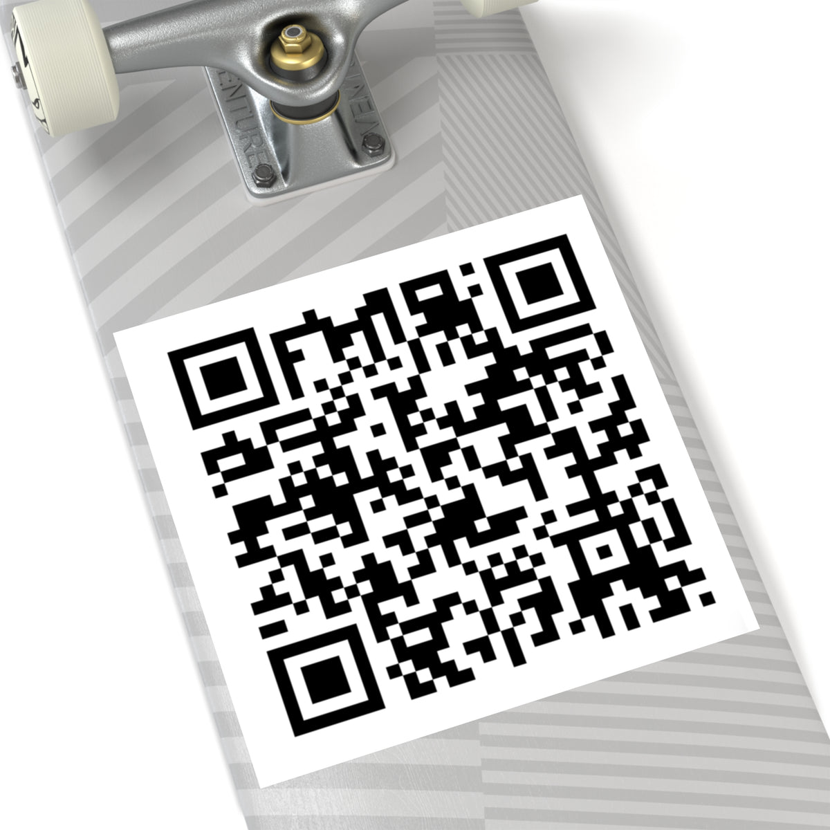 QR Code Square Sticker | Custom scannable label, Indoor Outdoor vinyl