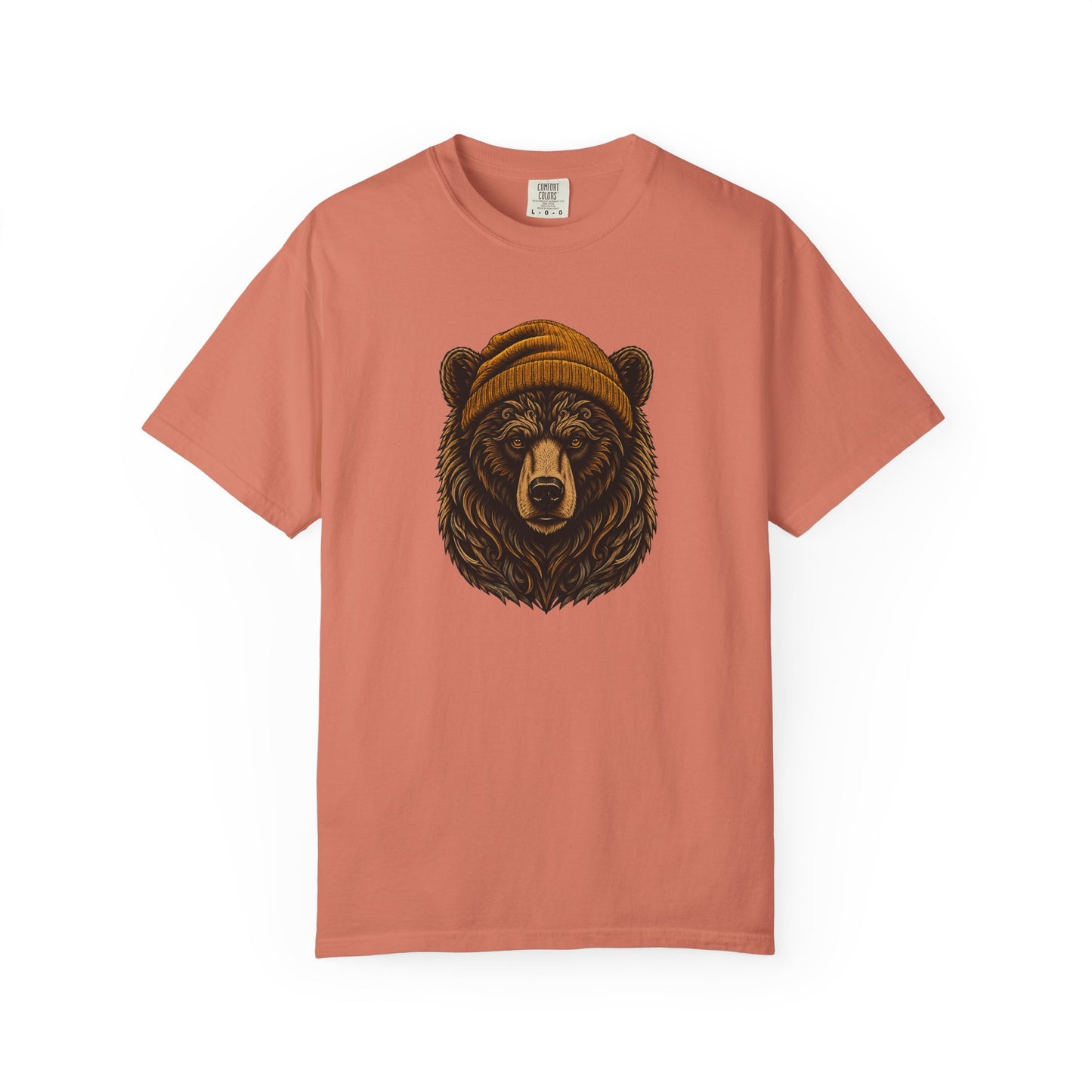 Outdoorsy Bear Camping Cabin Hiking Tee