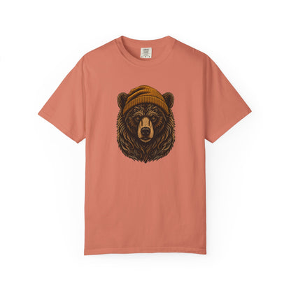 Outdoorsy Bear Camping Cabin Hiking Tee