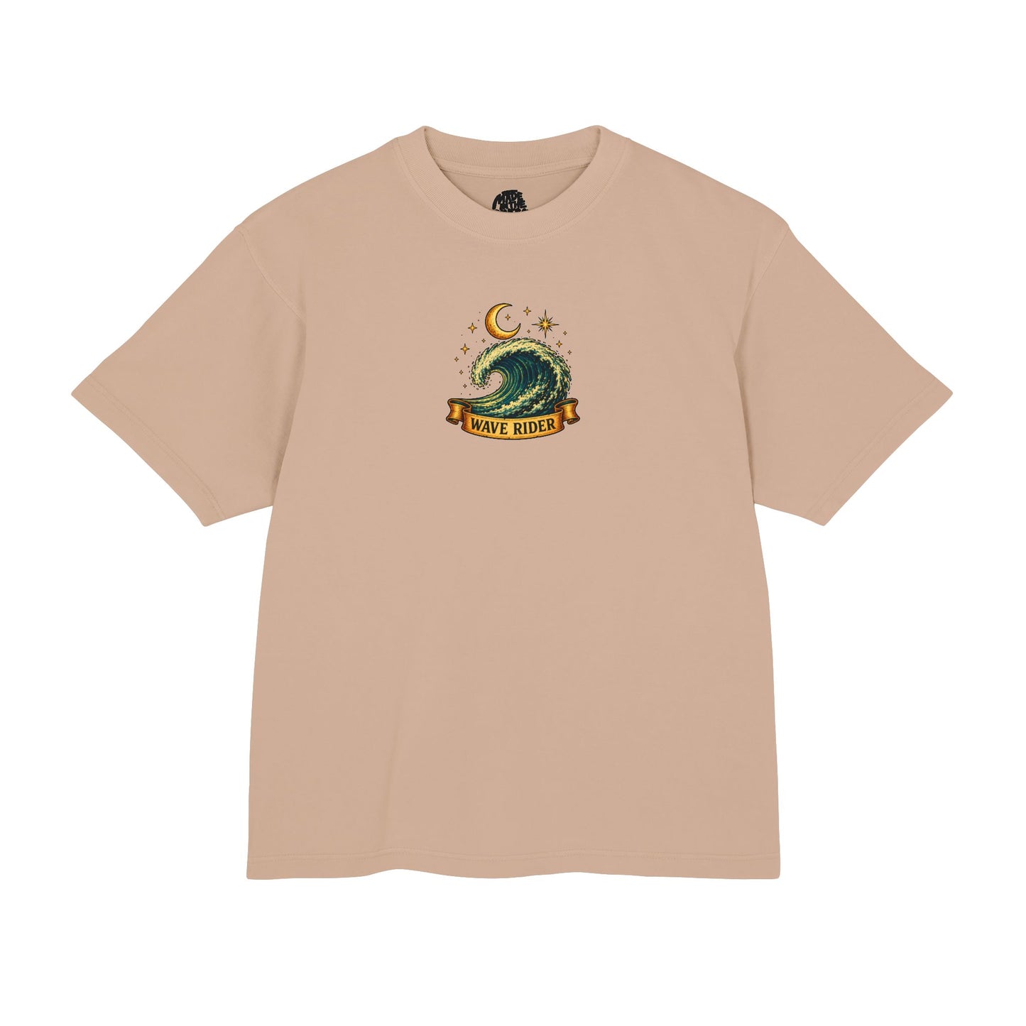 Wave Rider Surf Skeleton Tee — Retro Night Surf Graphic T-Shirt