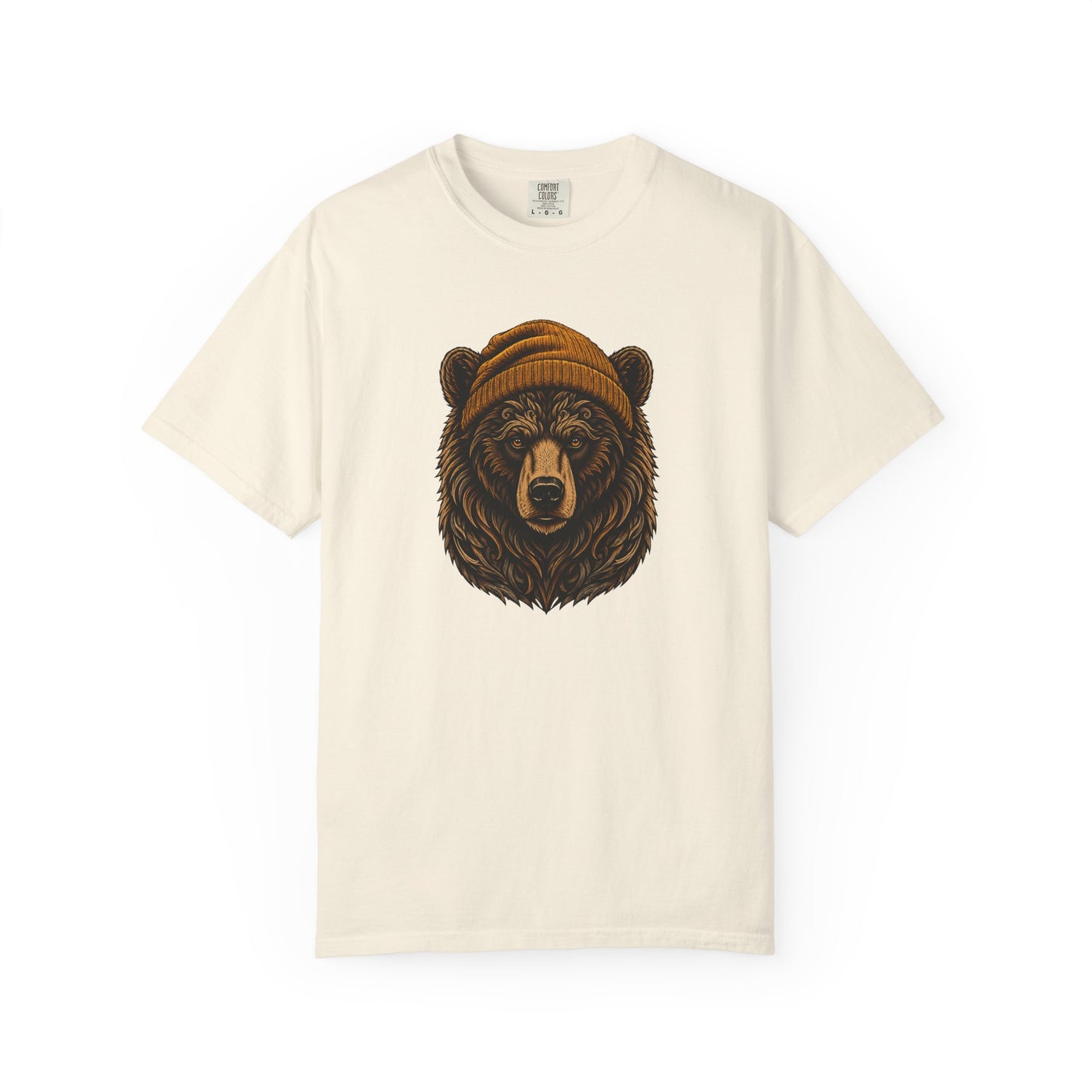 Outdoorsy Bear Camping Cabin Hiking Tee
