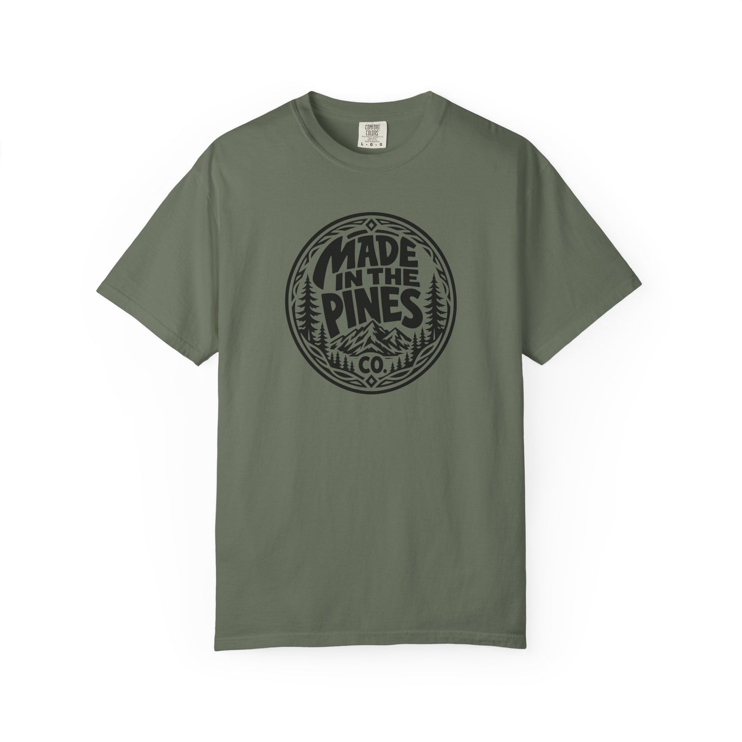 Made in the Pines T-shirt | Badge, Pine Forest Design