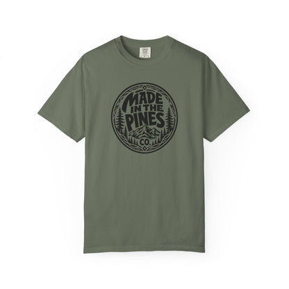 Made in the Pines T-shirt | Badge, Pine Forest Design