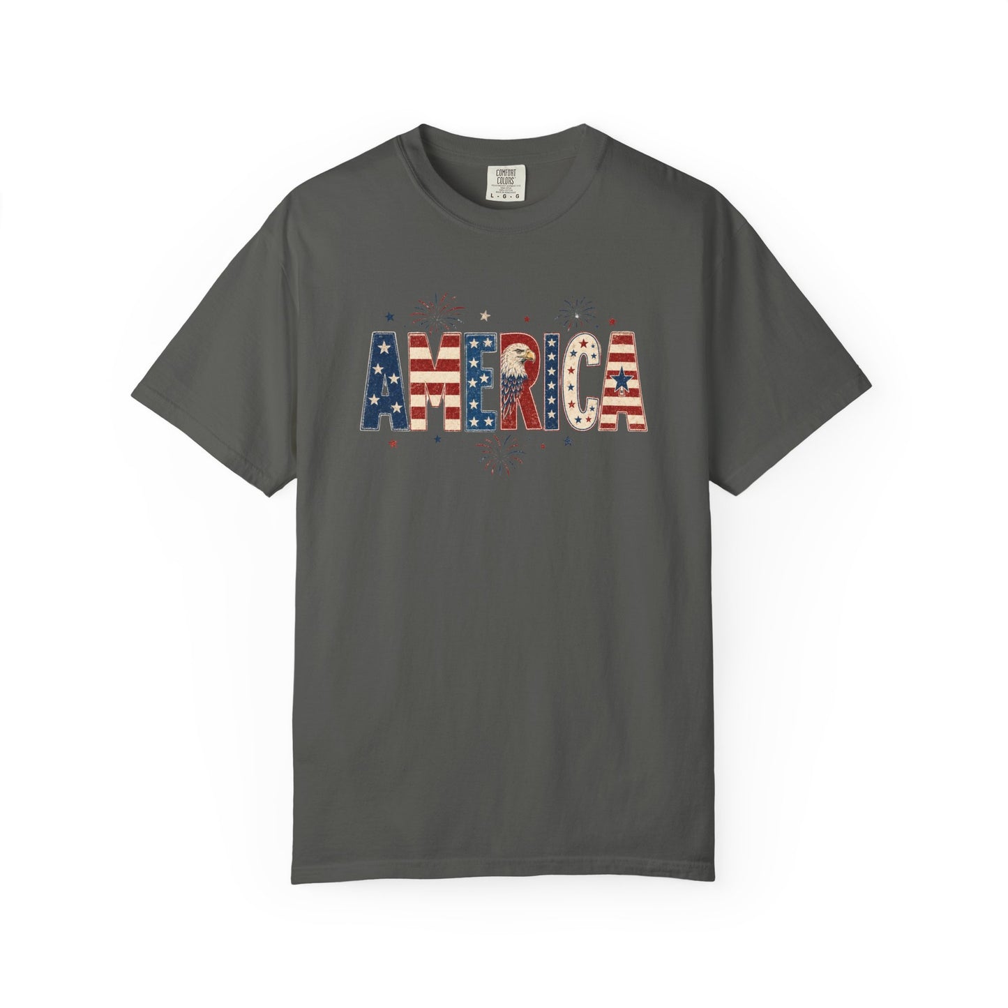 Patriotic America Flag T-shirt — 4th of July Tee