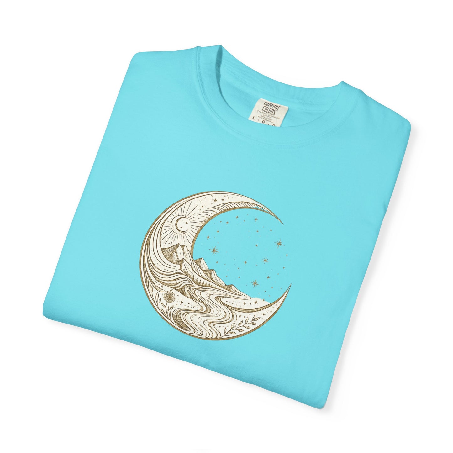 Moonwave Crescent Wave Ocean Moon T-shirt