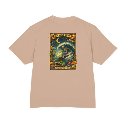 Wave Rider Surf Skeleton Tee — Retro Night Surf Graphic T-Shirt