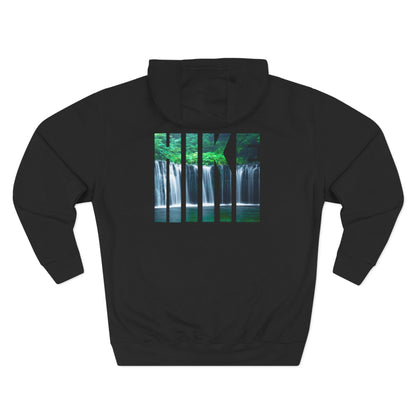 Waterfall Hike Hoodie — Nature Lover Forest Graphic