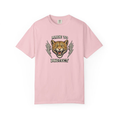 Made To Protect Jaguar Head Vintage Lightning T-Shirt