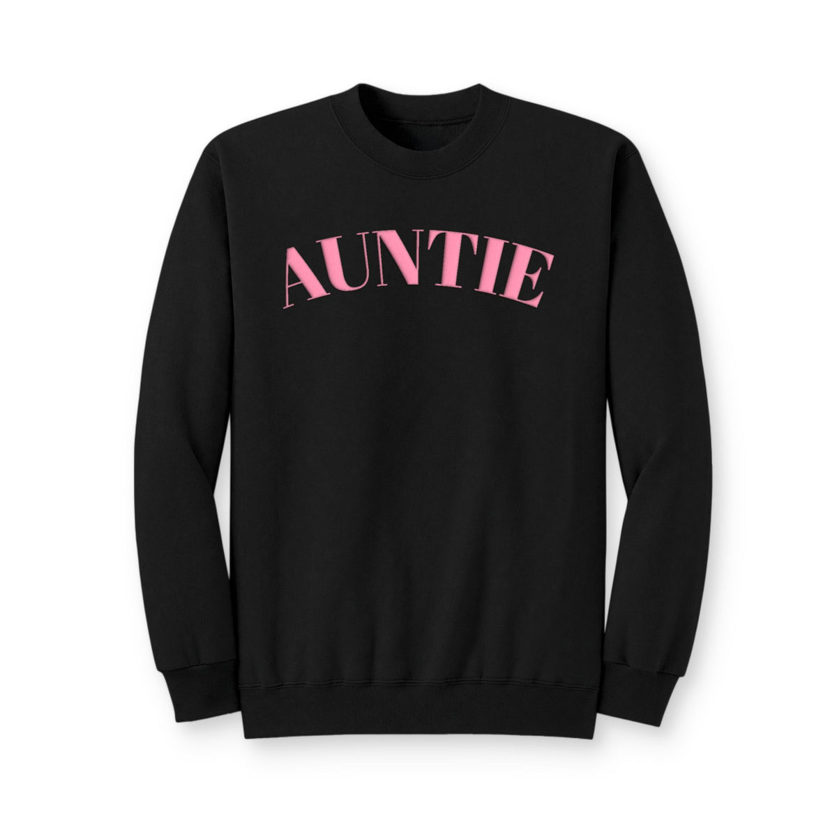 Auntie puff print Pink Arch Crewneck Sweatshirt