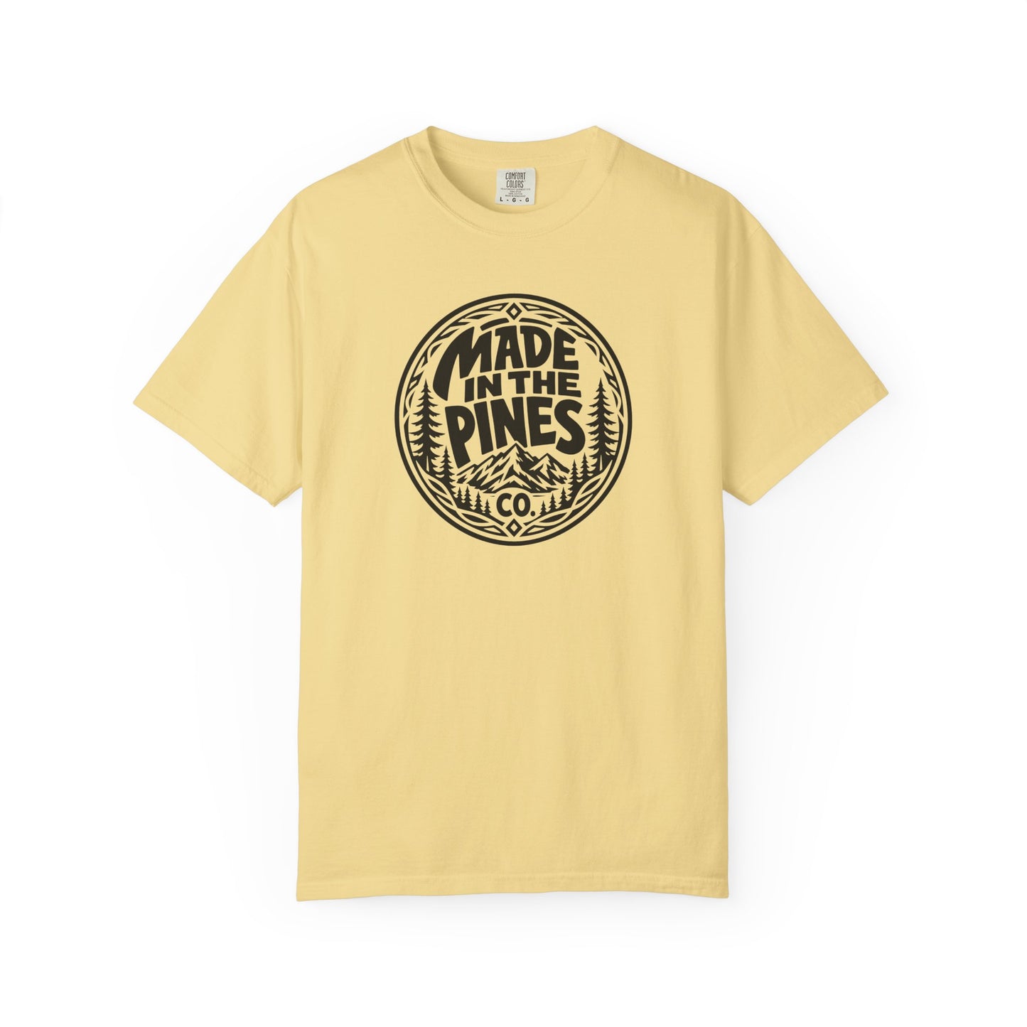 Made in the Pines T-shirt | Badge, Pine Forest Design