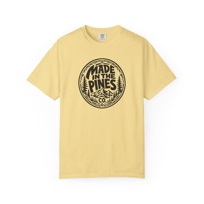 Made in the Pines T-shirt | Badge, Pine Forest Design