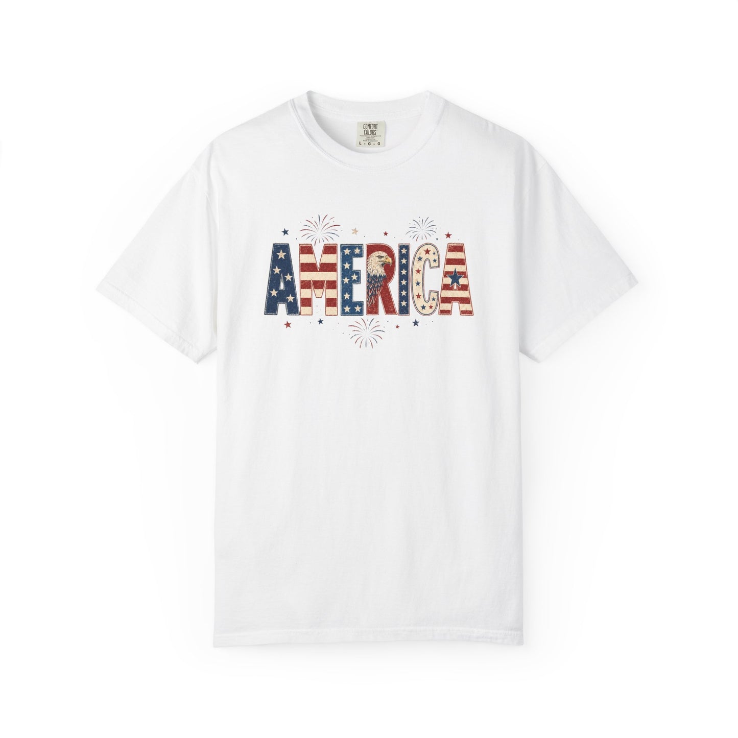 Patriotic America Flag T-shirt — 4th of July Tee