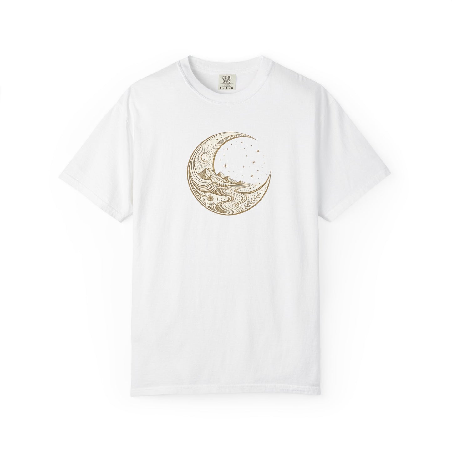 Moonwave Crescent Wave Ocean Moon T-shirt