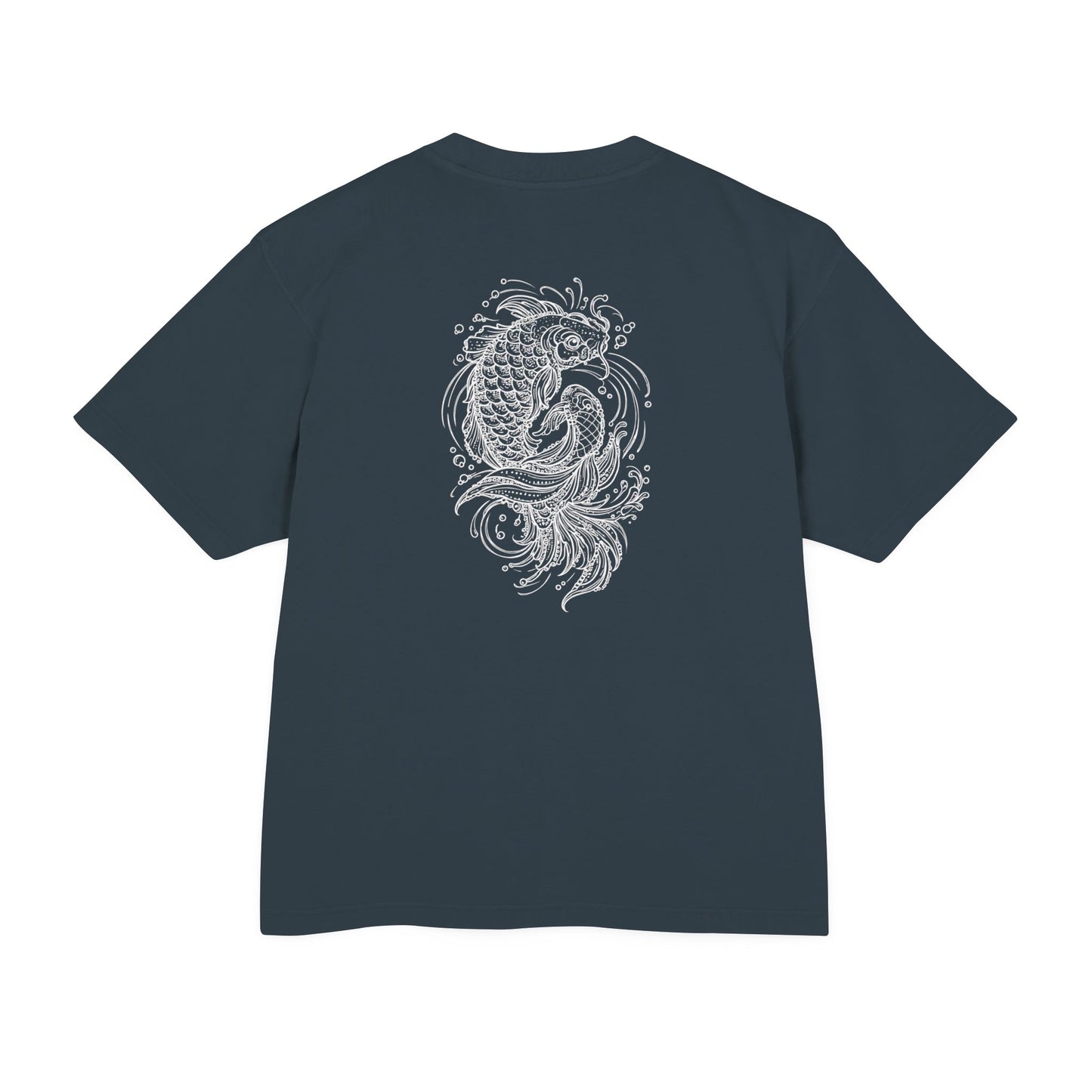 Minimal Japanese Kanji Koi Fish T-Shirt