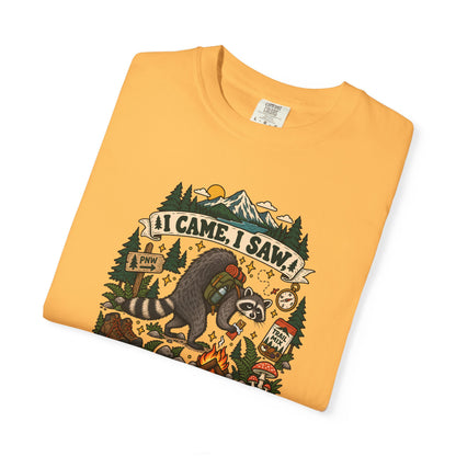 T-Shirt - 'I Came, I Saw, I Needed a Snack' Bear Camping Graphic