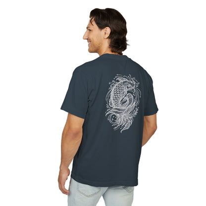 Minimal Japanese Kanji Koi Fish T-Shirt