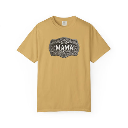 Western Belt Buckle Mama Comfort Colors T-shirt