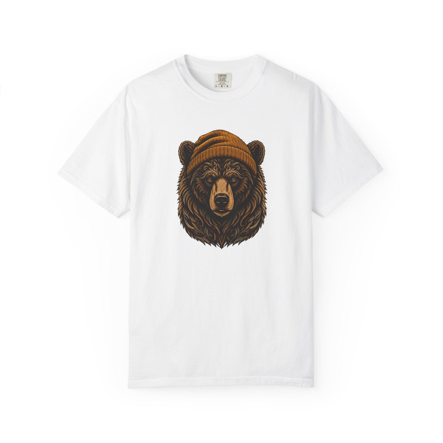 Outdoorsy Bear Camping Cabin Hiking Tee