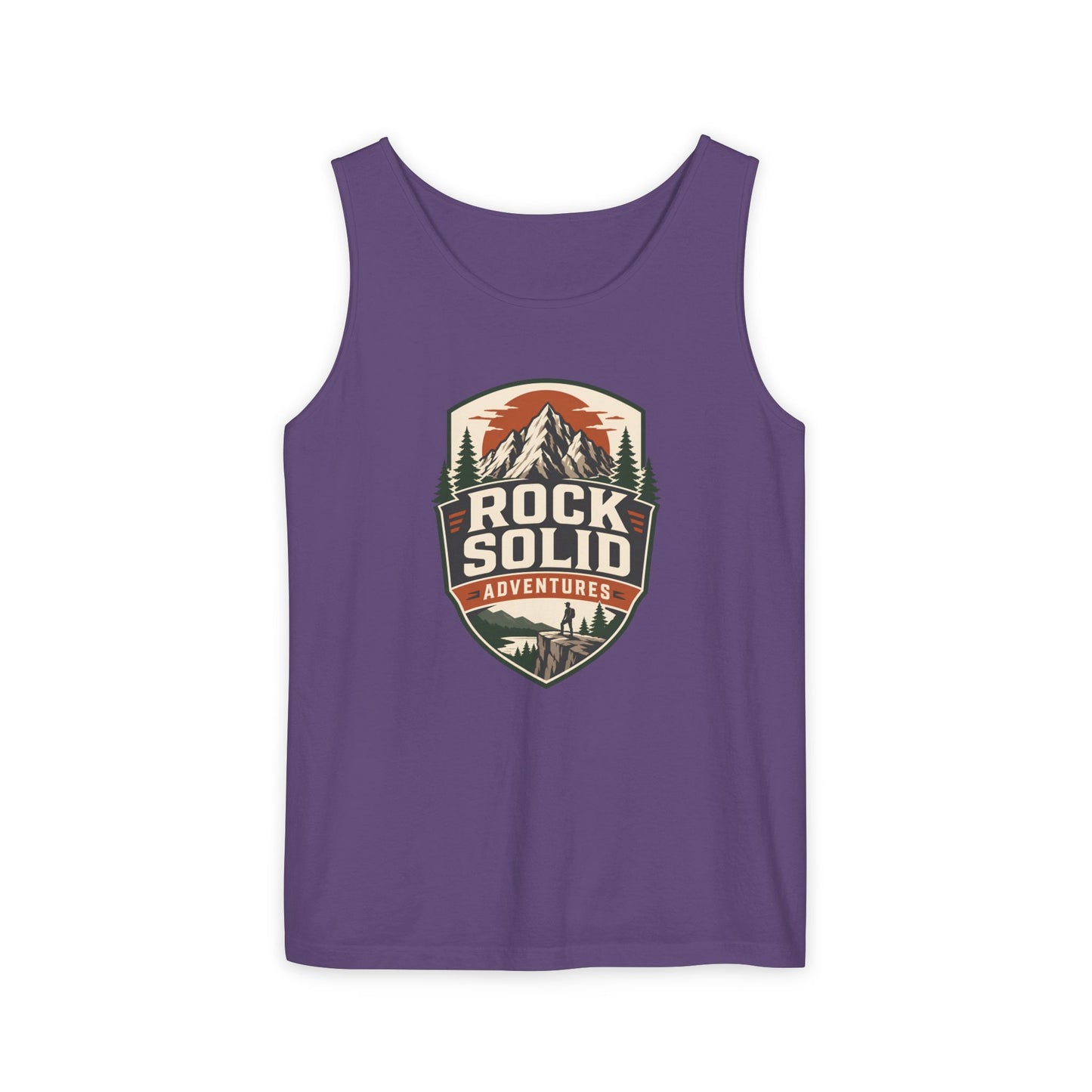 Rock Solid Adventures logo Tank Top