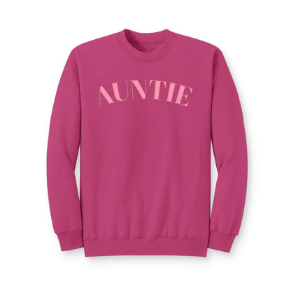 Auntie puff print Pink Arch Crewneck Sweatshirt