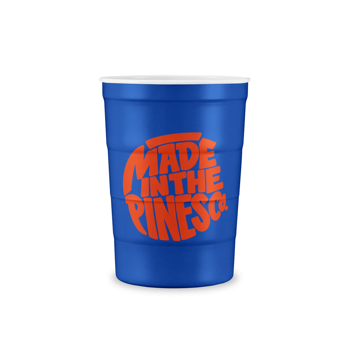 Recyclable Steel Cup — 'Made in the Pines' Eco Metal Party Cup
