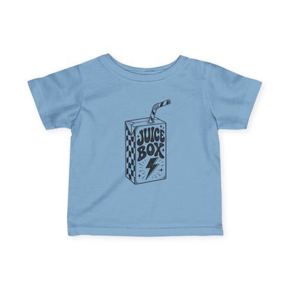 Infant Tee — 'Juice Box' Retro Sketch Baby T‑Shirt