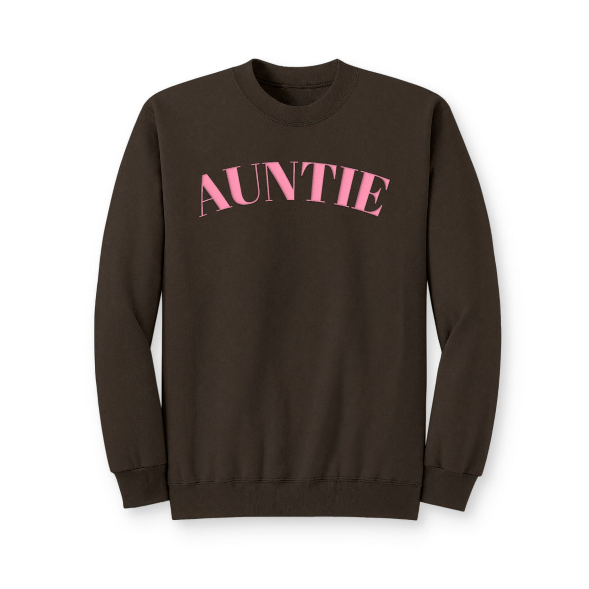 Auntie puff print Pink Arch Crewneck Sweatshirt