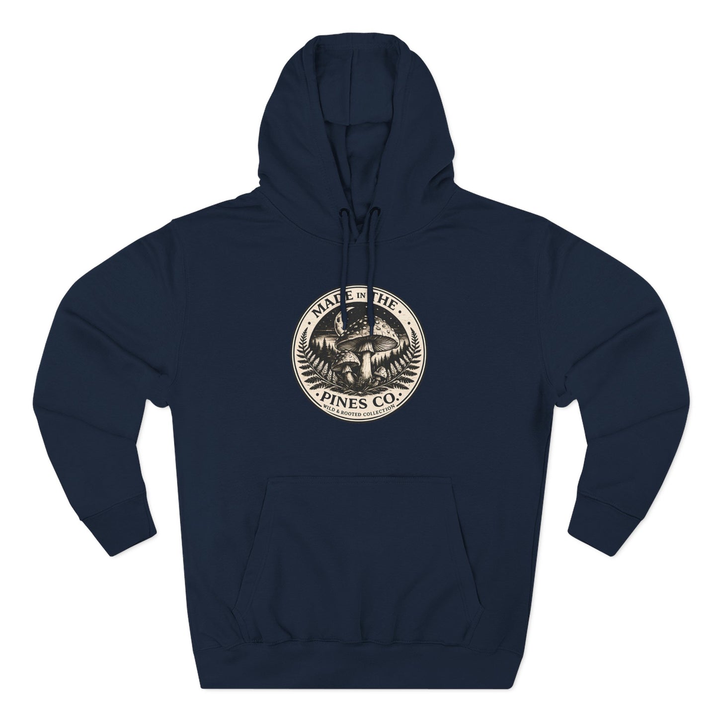 Pines Co Mushroom Hoodie — PNW Forest Mushroom Sweatshirt