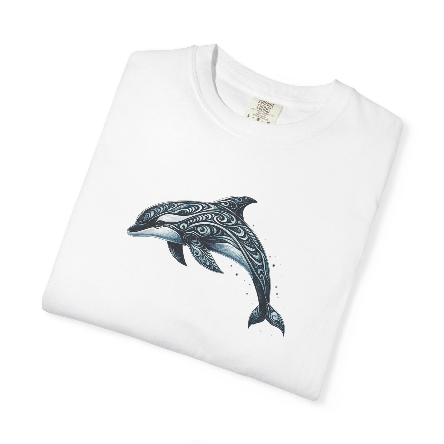 Tribal Orca Dolphin Nautical Whale Art T-shirt