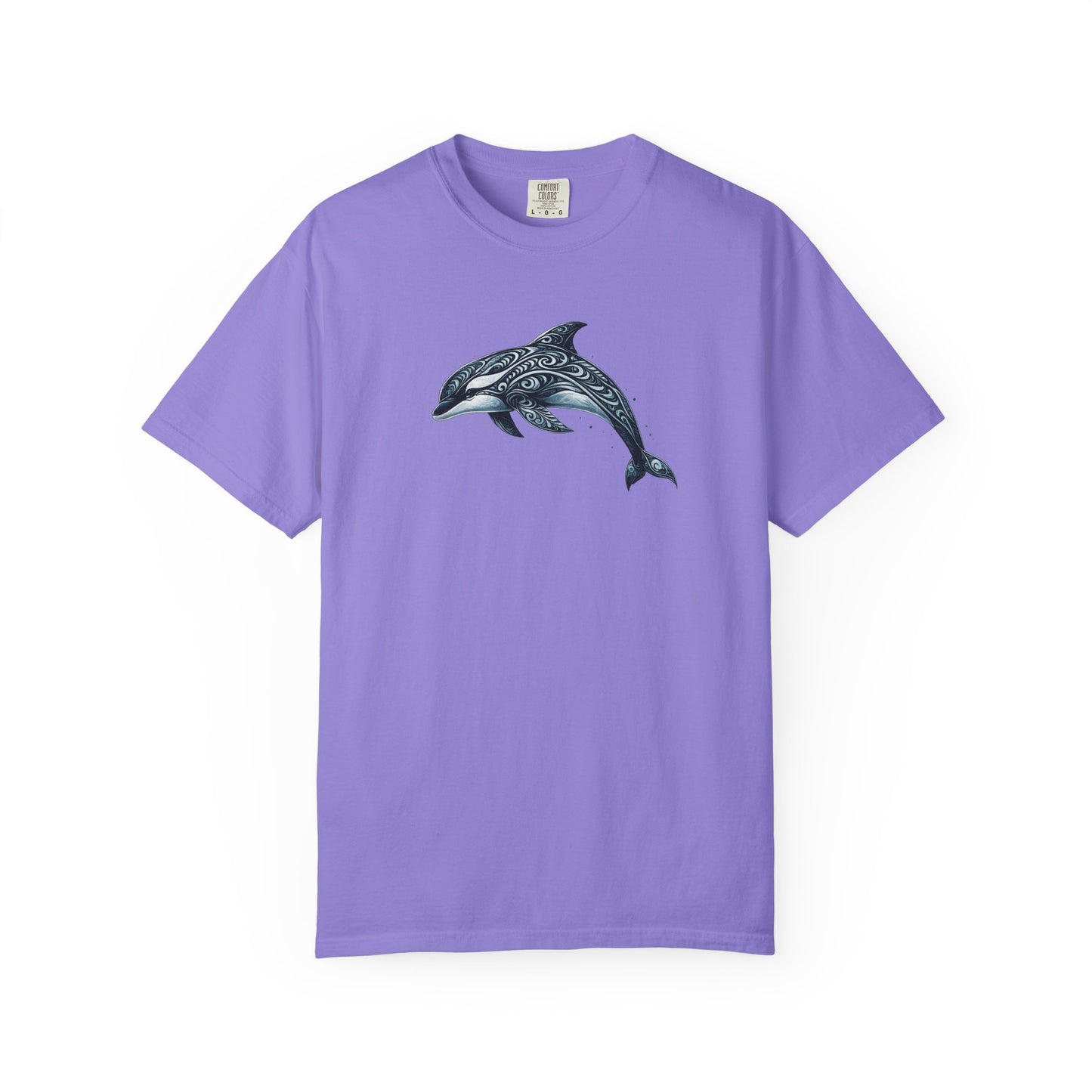 Tribal Orca Dolphin Nautical Whale Art T-shirt