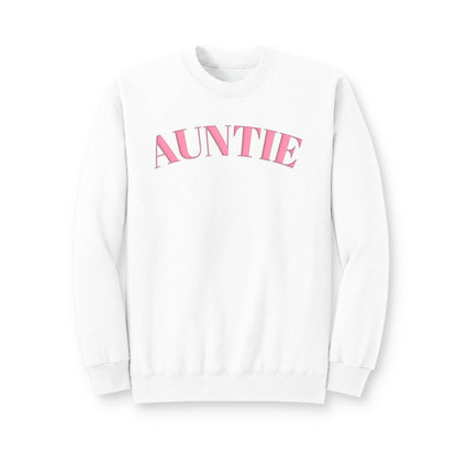 Auntie puff print Pink Arch Crewneck Sweatshirt