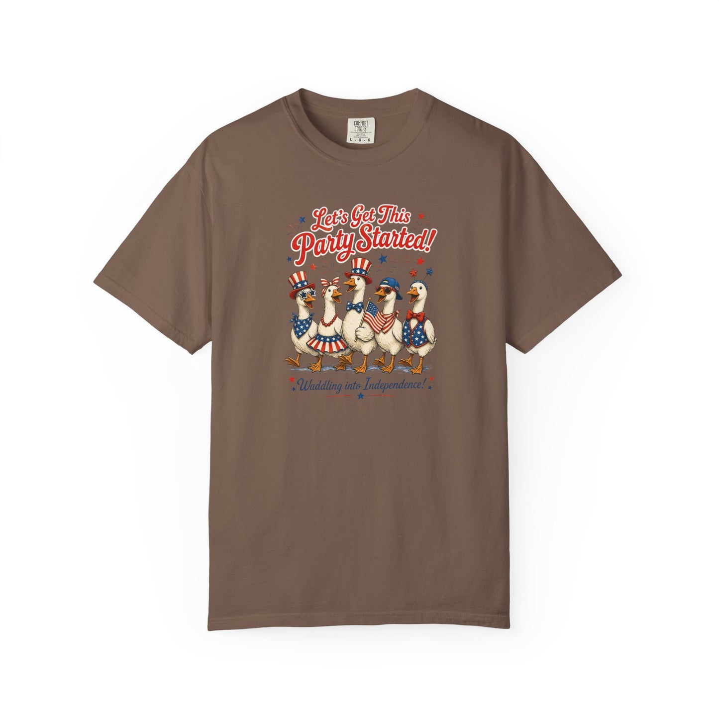 Let's Get This Party Started Ducks T-shirt | 4th of July Patriotic Tee