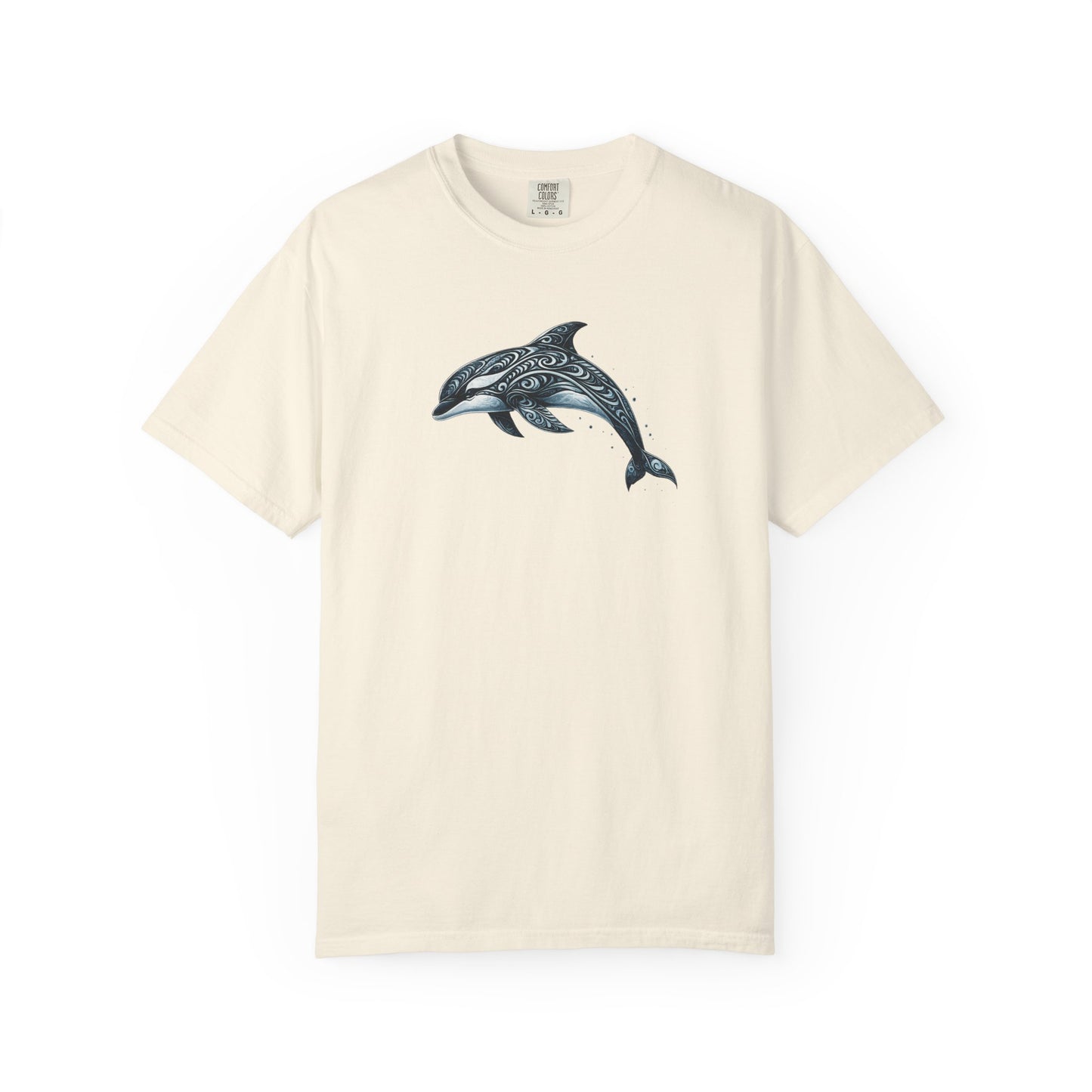 Tribal Orca Dolphin Nautical Whale Art T-shirt