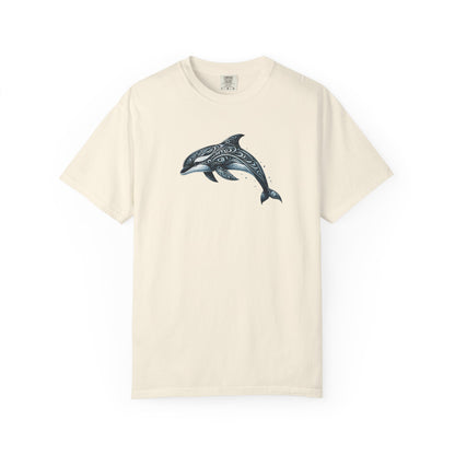 Tribal Orca Dolphin Nautical Whale Art T-shirt
