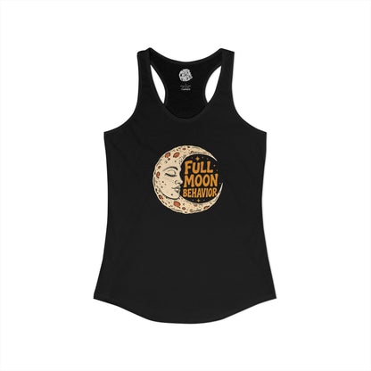 Full Moon Behavior racerback tank