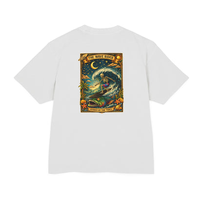 Wave Rider Surf Skeleton Tee — Retro Night Surf Graphic T-Shirt