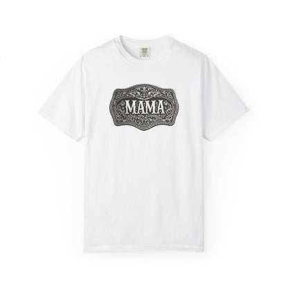 Western Belt Buckle Mama Comfort Colors T-shirt