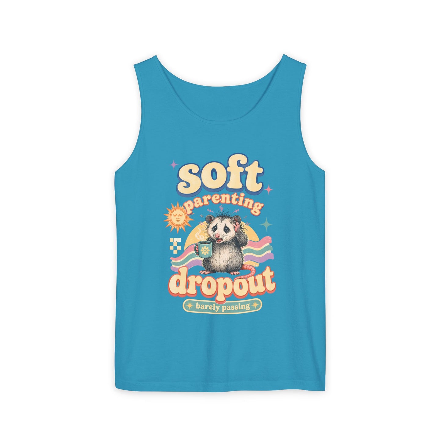Soft Parenting Dropout Retro Possum Tank
