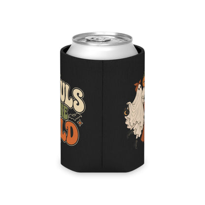 Halloween Trio Can Cooler — 'Ghouls Gone Wild' Festival Drink Koozie