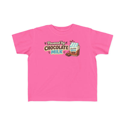 Powered by Chocolate Milk Toddler Tee