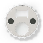 Peace Sign Bigfoot Bottle Opener